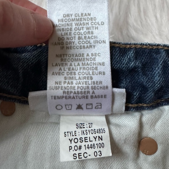 Joe’s Jeans Denim Shorts Collectors Edition “Yoselyn” Size 27 - Picture 7 of 10